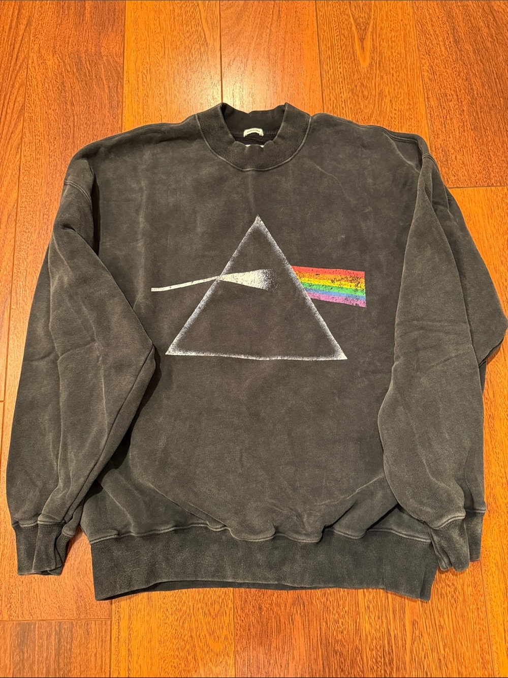 Abercrombie & Fitch Black Graphic (Pink Floyd inspired) Crewneck Sweatshirt  M